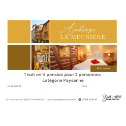 1 Nacht mit Halbpension für 2 Personen Kategorie « Paysanne »