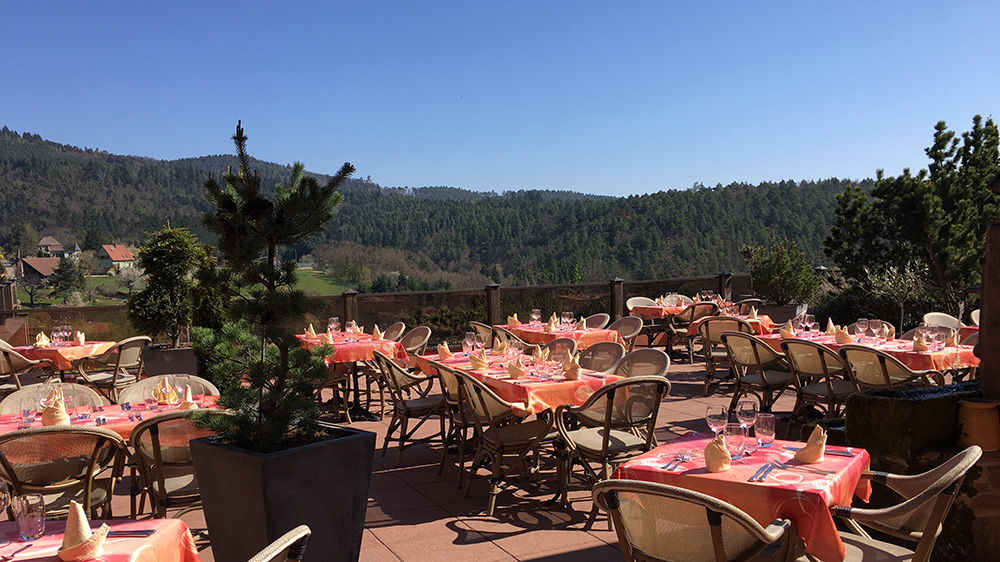 Terrasse panoramique à Thannenkirch