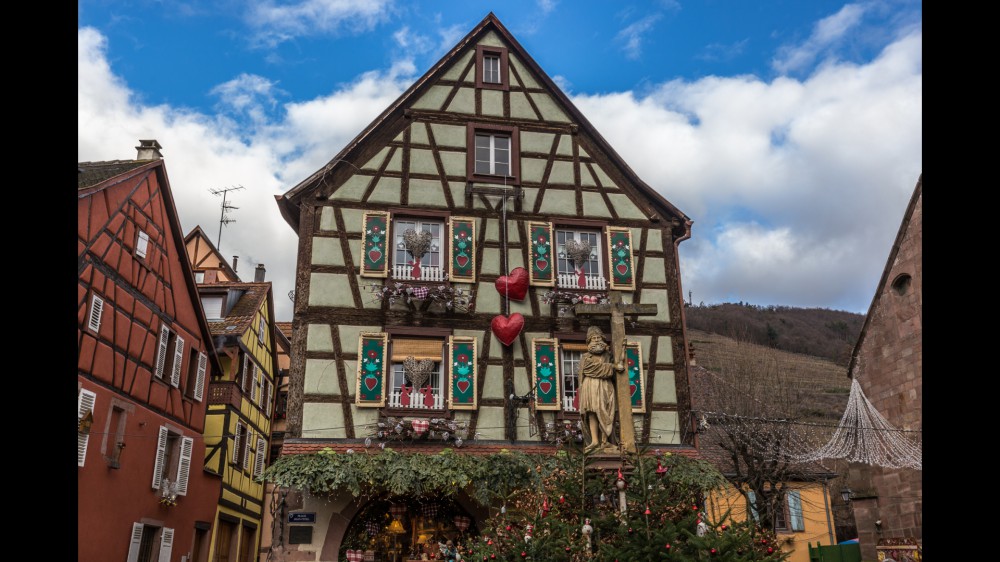 Maison décorée à Kaysersberg